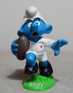 Vintage England Rugby Smurf West Germany 1980 Peyo Schloich