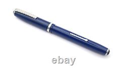 Vintage Esterbrook Lj Fountain Pen In Solid Blue 9312 Italic Medium Nib England