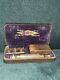 Vintage Gillette Gold Plated Safety Razor MADE IN ENGLAND Pat No 133963 Boxed