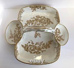 Vintage Golden Tansy Bone China by Hammersley England Berry Basket