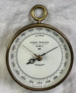 Vintage MK2 Barrel Barometer, RAF, Military Meteorology Office, Shortland Bowen