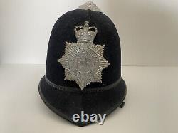 Vintage Metropolitan Police English Bobby Helmet / Police Hat 1970's England UK