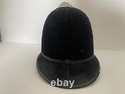 Vintage Metropolitan Police English Bobby Helmet / Police Hat 1970's England UK