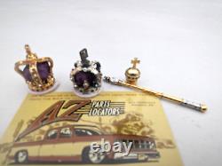 Vintage Miniature Crown Jewel Collection THE CORONATION SET Crown Scepter Orb