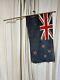 Vintage New Zealand Flag Union Jack Flag Super Rare Made In England Sewn Stars