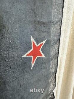 Vintage New Zealand Flag Union Jack Flag Super Rare Made In England Sewn Stars