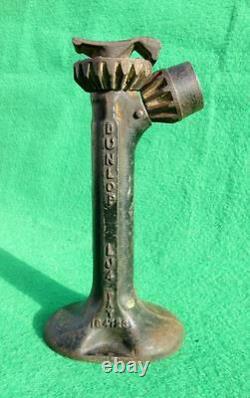 Vintage Old Collectible Solid Cast Iron Dunlop Jack LJ4 Pat. 184726 England Made