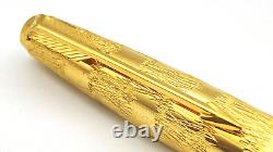 Vintage Parker 61 Cumulus Fountain Pen In Original Box 14k Medium Nib England