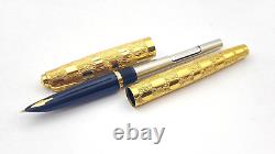 Vintage Parker 61 Cumulus Fountain Pen In Original Box 14k Medium Nib England