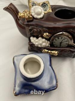 Vintage Paul Cardew Made in England Jewelry Box Teapot