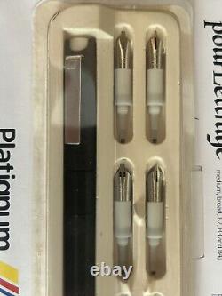 Vintage Platignum Pen Set 6 Nibs, Made In England