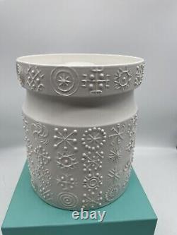 Vintage Portmeirion Totem Large White Jar Designed By Susan Williams-Ellis 60's