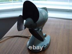 Vintage Retro Classic 8 Metal Desk Fan Electric Fan Co EFC 1958 Made in England