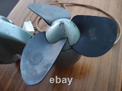 Vintage Retro Classic 8 Metal Desk Fan Electric Fan Co EFC 1958 Made in England