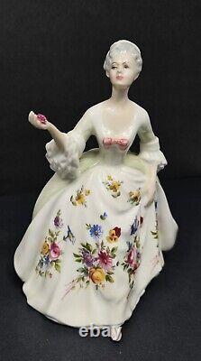Vintage Royal Doulton Diana Bone China Hand Made Hand Painted Figurine England