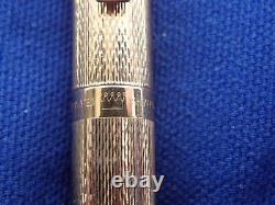 Vintage Sheaffer Targa Fountain Pen 14ct Gold Nib 585 White Dot Made In England