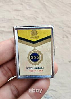 Vintage State Express 555 Filter King Miniature Tobacco Box Case England TB989