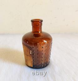 Vintage Voxsan Lysol Brown Glass Bottle Decorative England Props G611