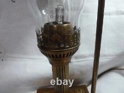 Vintage W. Redman Brass Adjustable Desk Table Lamp Light Working Made In England