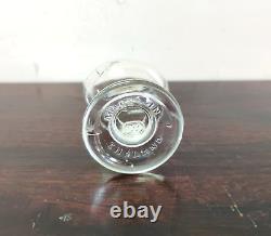 Vintage W T. M. Clear Glass Eye Wash Cup Ocular Care Collectible England G693