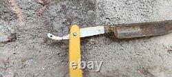 Vintage Wade & Butcher Mother Of Pearl Work Straight Razor Sheffield England M14