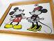 Vintage Walt Disney Mickey & Minnie Mouse Mirror Wall Picture Made in England