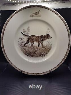 Wedgwood Marguerite Kirmse American Sporting Dog Plates Gordon Setter 27,5 Cm