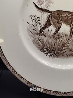 Wedgwood Marguerite Kirmse American Sporting Dog Plates Gordon Setter 27,5 Cm