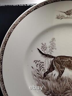 Wedgwood Marguerite Kirmse American Sporting Dog Plates Gordon Setter 27,5 Cm