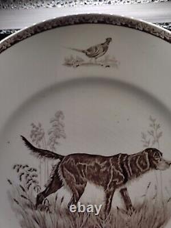 Wedgwood Marguerite Kirmse American Sporting Dog Plates Gordon Setter 27,5 Cm