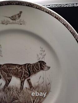 Wedgwood Marguerite Kirmse American Sporting Dog Plates Gordon Setter 27,5 Cm