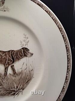 Wedgwood Marguerite Kirmse American Sporting Dog Plates Gordon Setter 27,5 Cm