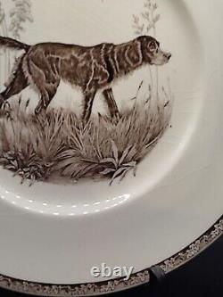 Wedgwood Marguerite Kirmse American Sporting Dog Plates Gordon Setter 27,5 Cm