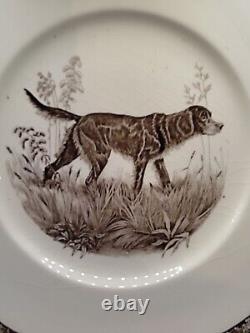 Wedgwood Marguerite Kirmse American Sporting Dog Plates Gordon Setter 27,5 Cm