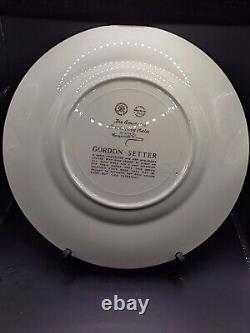 Wedgwood Marguerite Kirmse American Sporting Dog Plates Gordon Setter 27,5 Cm